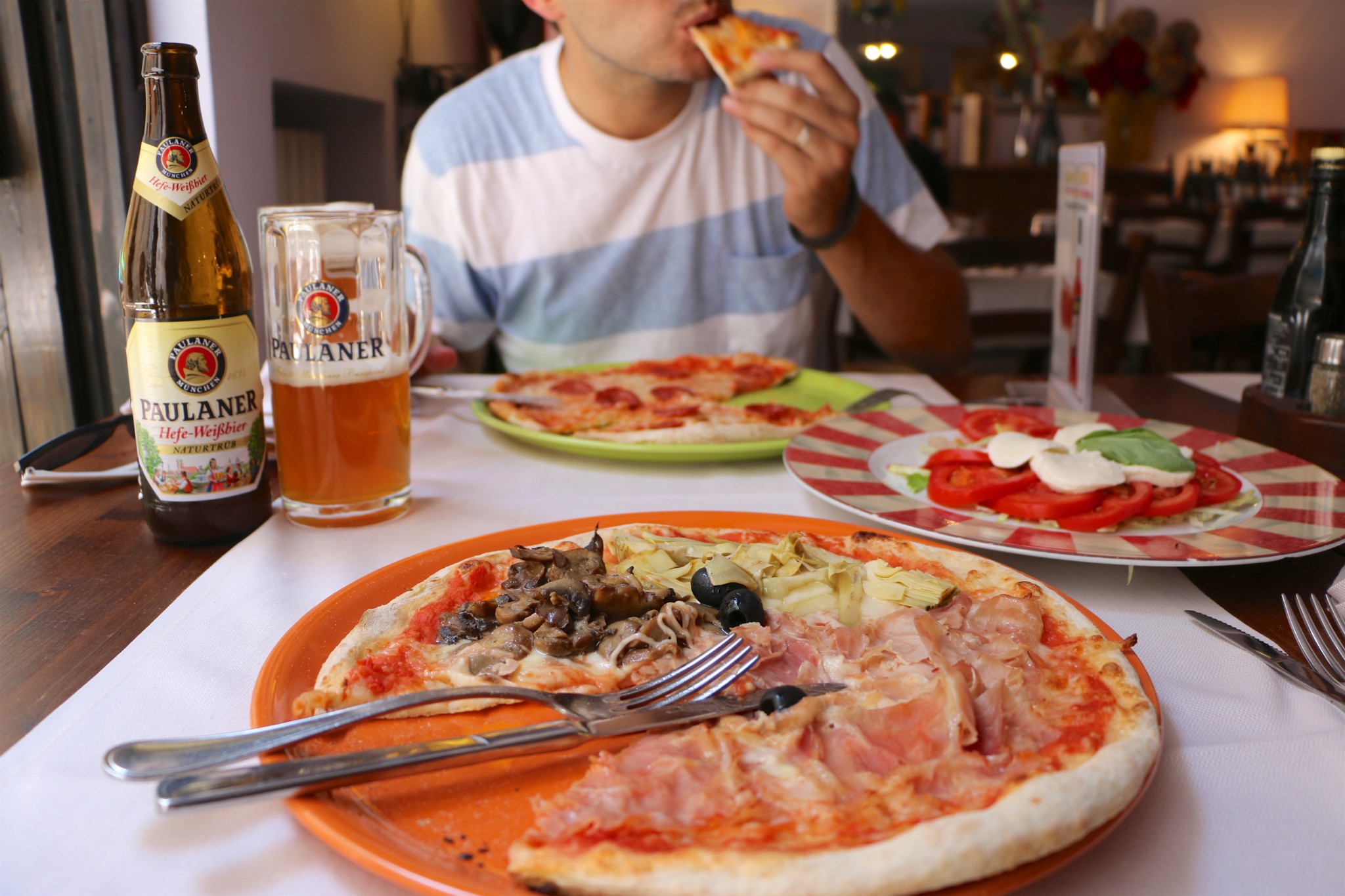 First Pizza In Italy Traveling With JC
